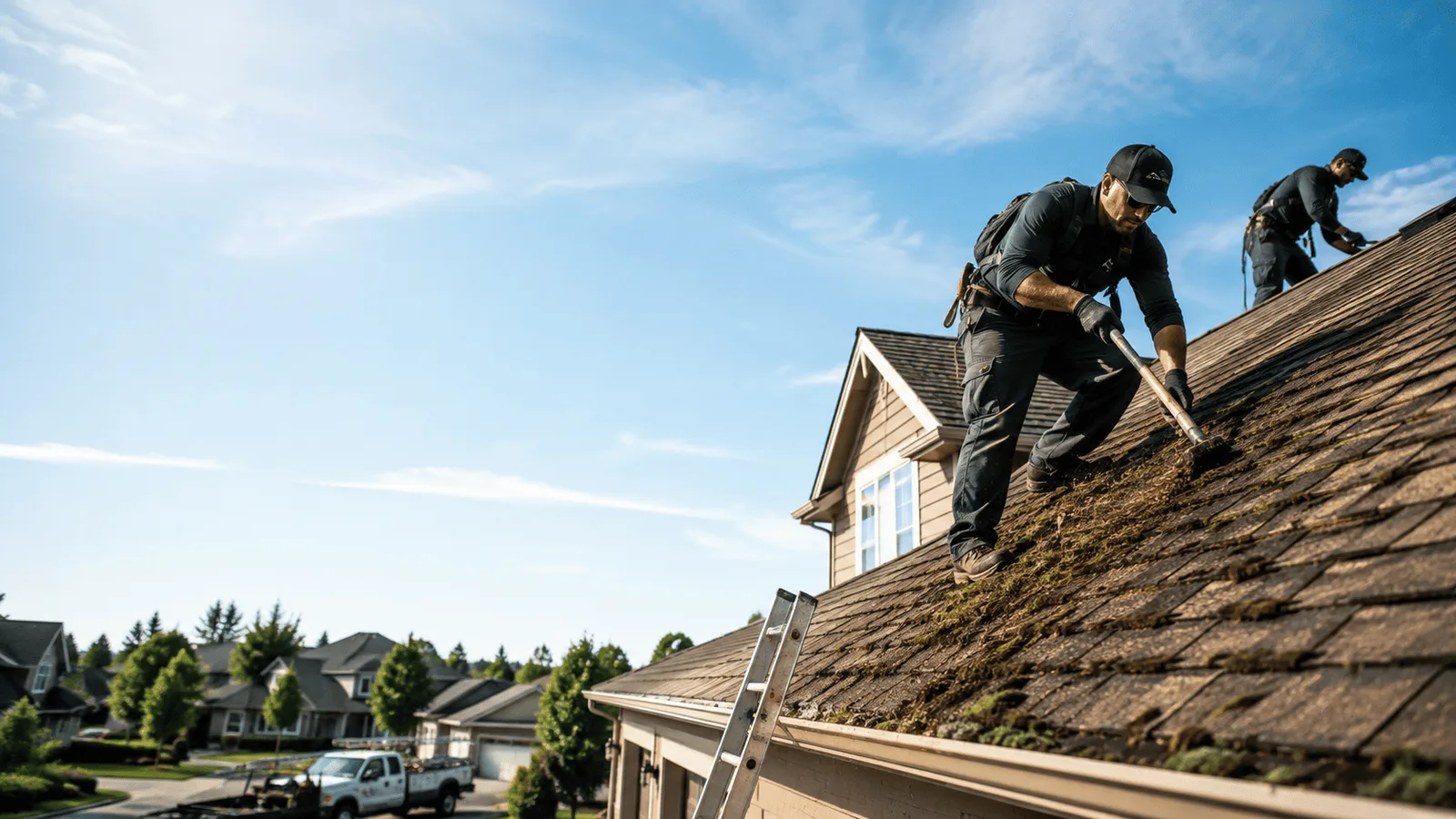 Roof Moss Removal in Red House, WV near me